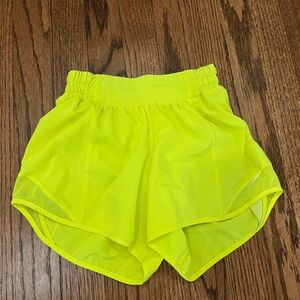 Neon Yellow Women's Shorts